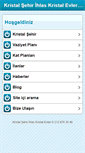 Mobile Screenshot of kristalsehirevleri.com